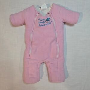 Magic Sleepsuit Baby Merlin's Pink Small 3-6 m Thick Warm Zipper